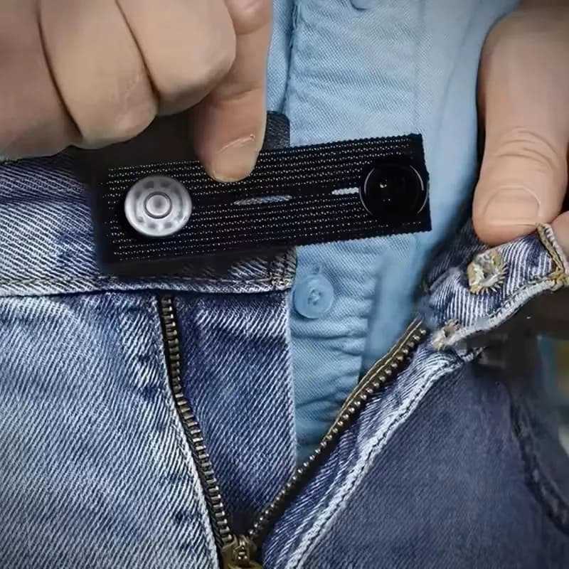 5pcs Pant Extender Belt Unisex Waist Band Tight Trousers