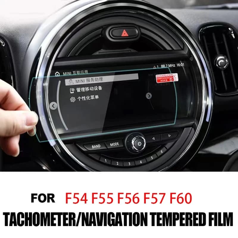 Car Tempered Glass Film protector Tachometer Speedometer GPS Display S