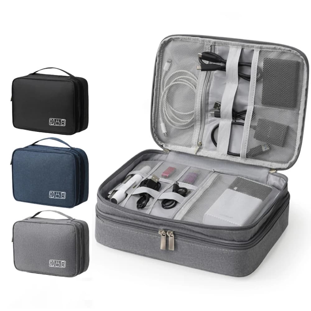 Multifunctional Digital Bag Data Cable Headphones Hard