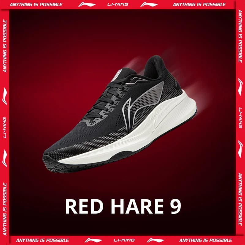 Li-Ning Men's RED HARE 9 Racing Running Shoes LIGHT FOAM