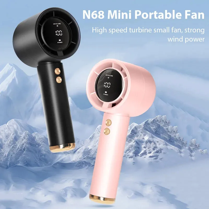 Mini Handheld Fan USB Fast Charging Portable Air