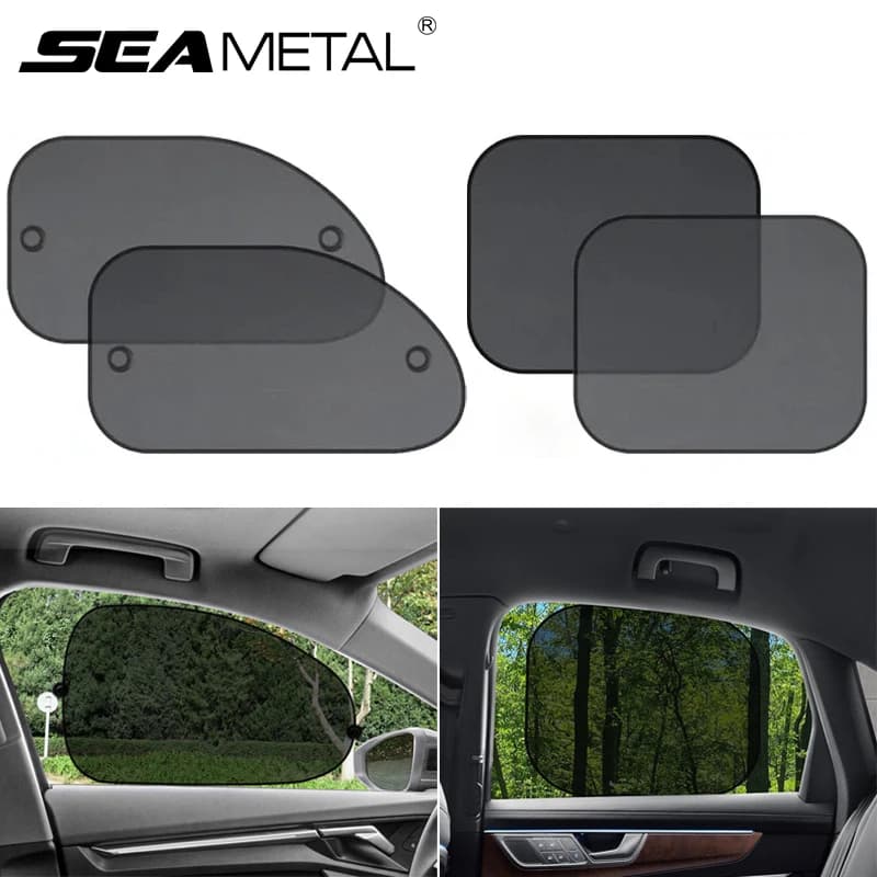 SEAMETAL Car Sun Shade Side Window Curtain Front Rear