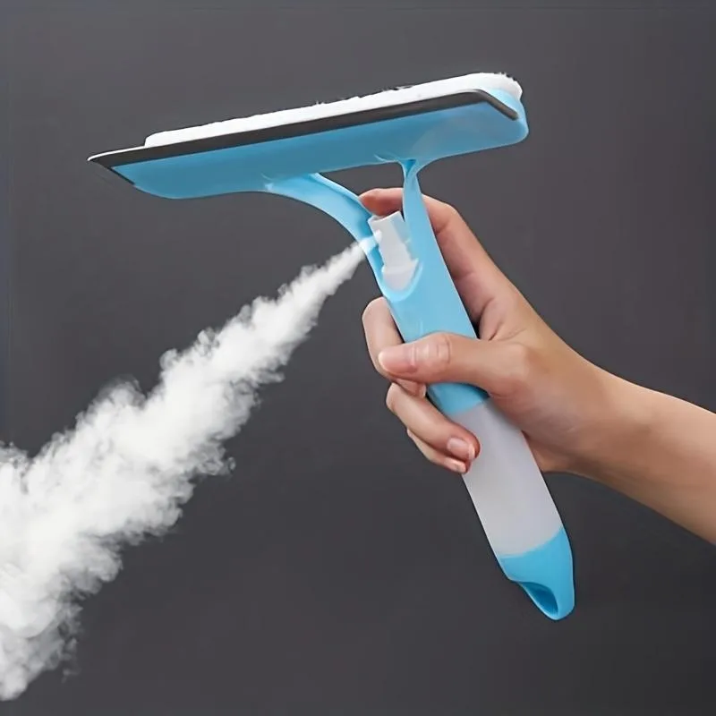 Multi-function glass wiper home window cleaning brush