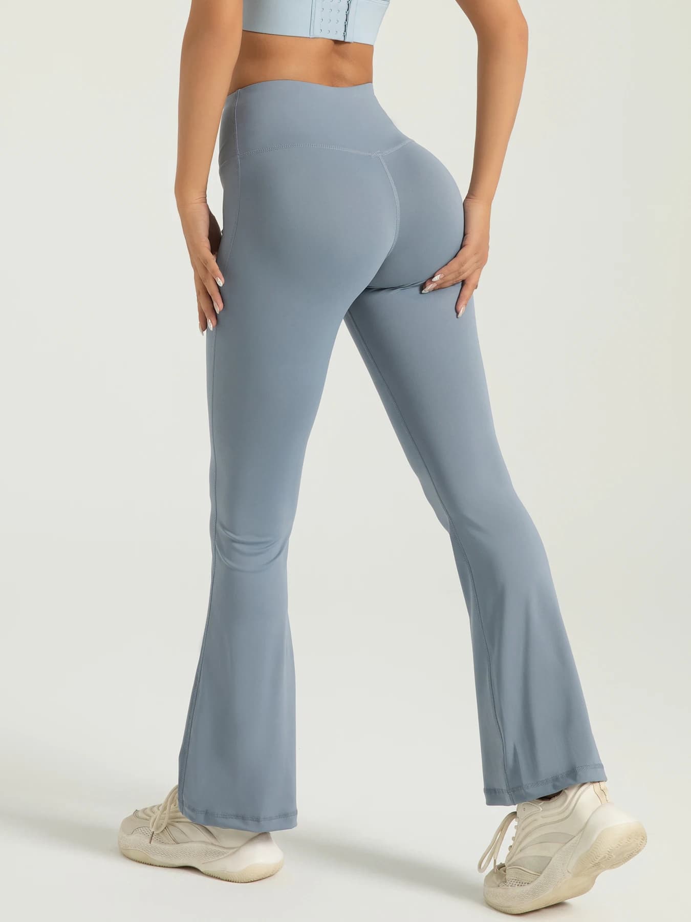 Women's High Waisted Bootcut Yoga Pants - Flared Leggings for Workout and Casual Wear - Comfortable 