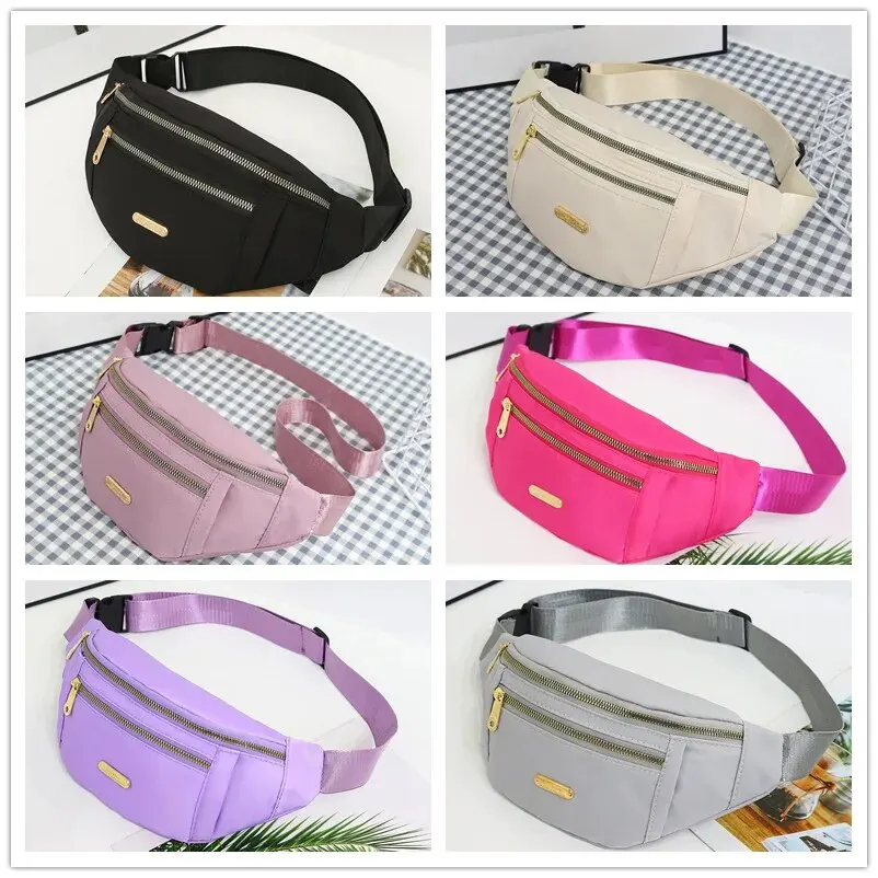Women Sports Waist Bag Multi-Layer Fanny Pack Phone
