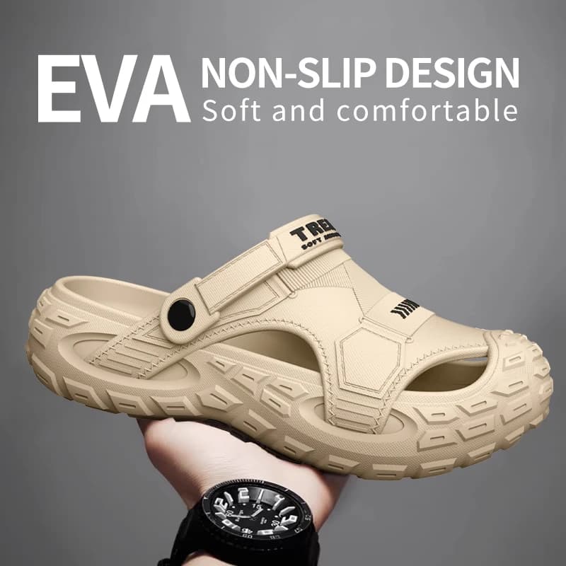 EVA sandals in, thick soft soled for outdoor wear, beach