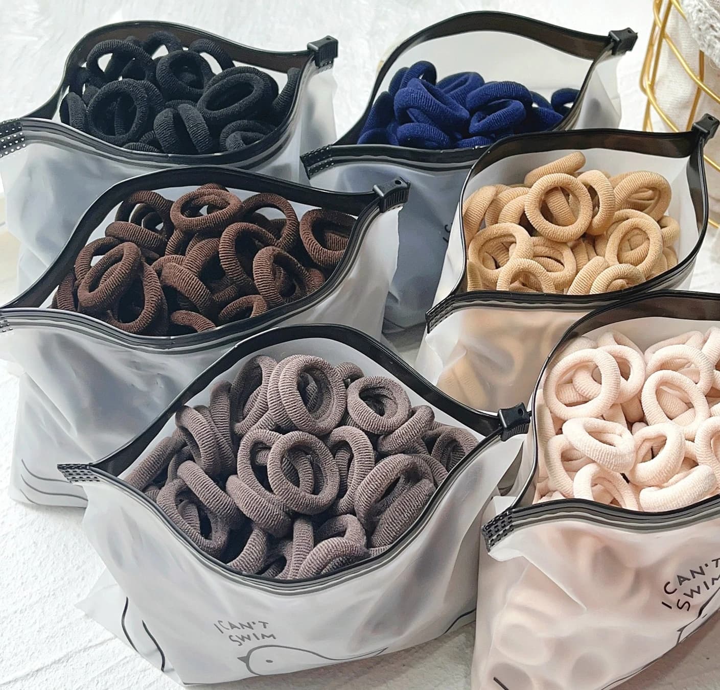 20/50pcs Kids Elastic Hair Bands Girls Sweets Scrunchie