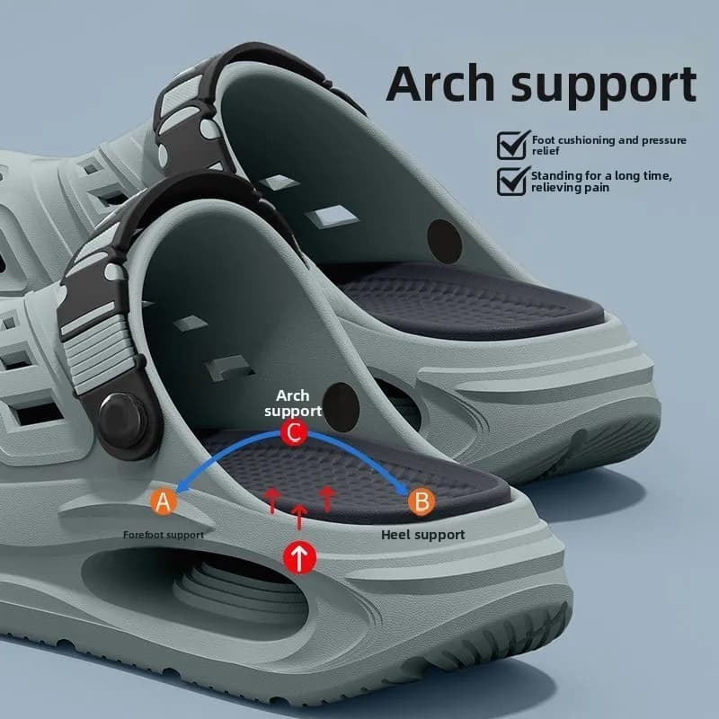 Arch support, anti slip, soft sole, wear-resistant cool