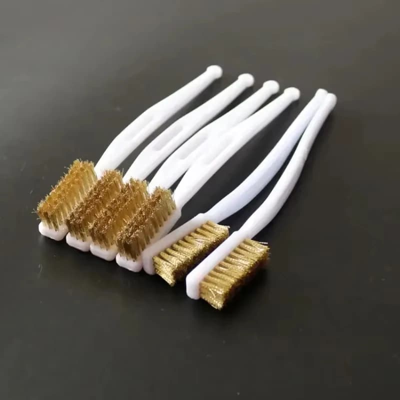 1/3/5pcs Mini Brass Wire Brush Set for Paint & Rust