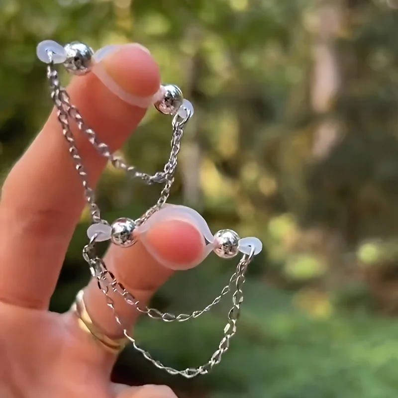 1 Pair Adjustable Fake Nipple Rings
