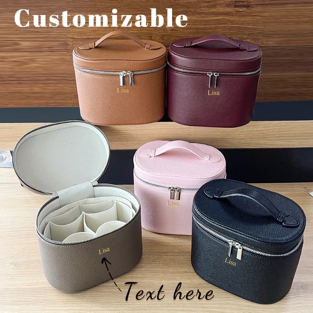 Customizable Names and Letters, Travel Portable Cosmetic