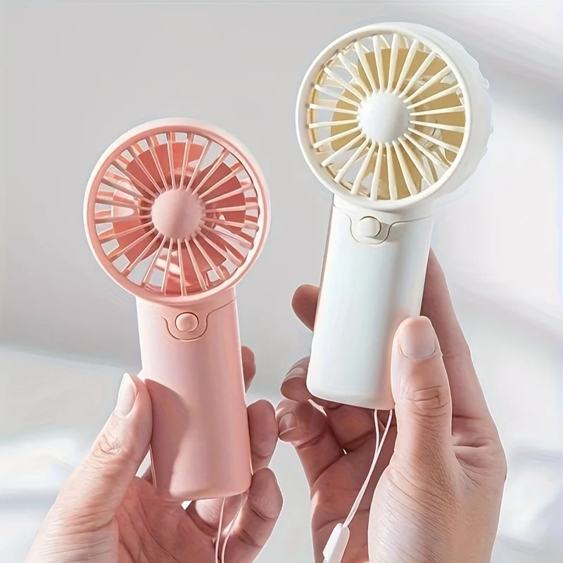 Cute Mini Fan Portable Handheld Lightweight Handy Pocket