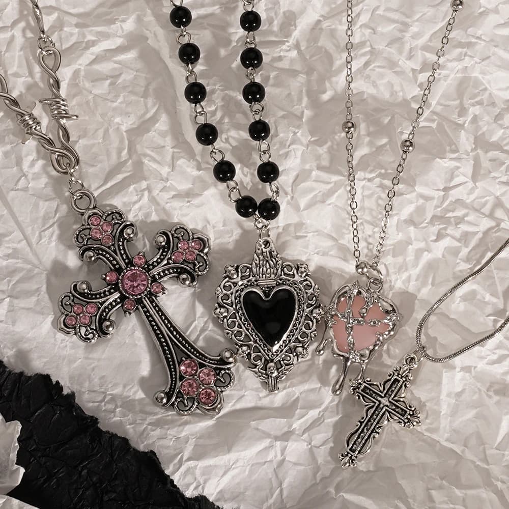 Y2K Sweet Cool Girl Personalized Creative Cross Love
