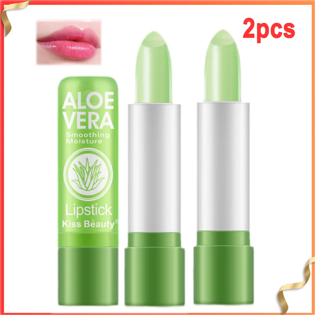 Aloe Vera Color-Changing Lipstick Long-Lasting,