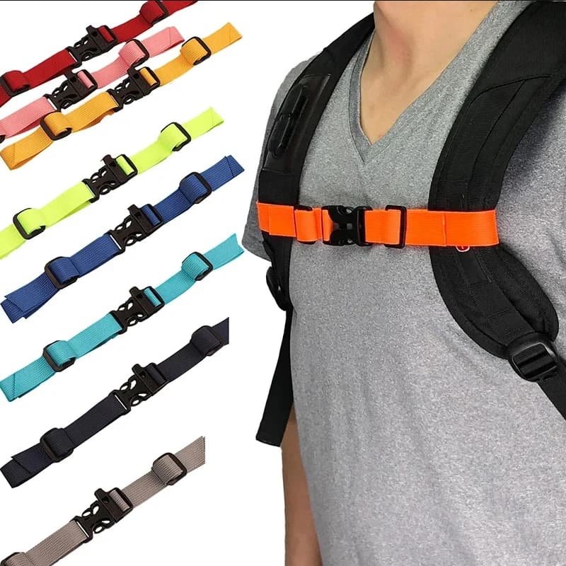 Backpack Chest Bag Strap Harness Adjustable Shoulder For