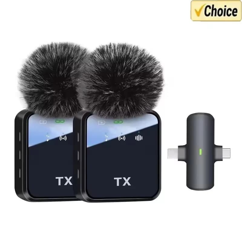 3in1 Microphone for iPhone/Android, Wireless, 328ft