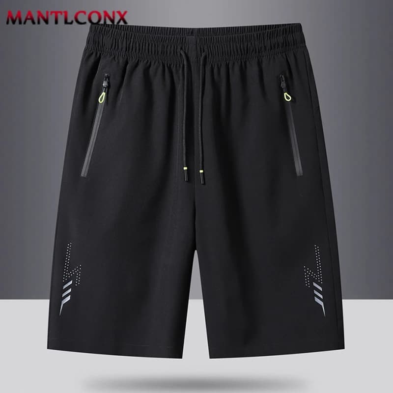 Sport shorts — detail showing fabric texture