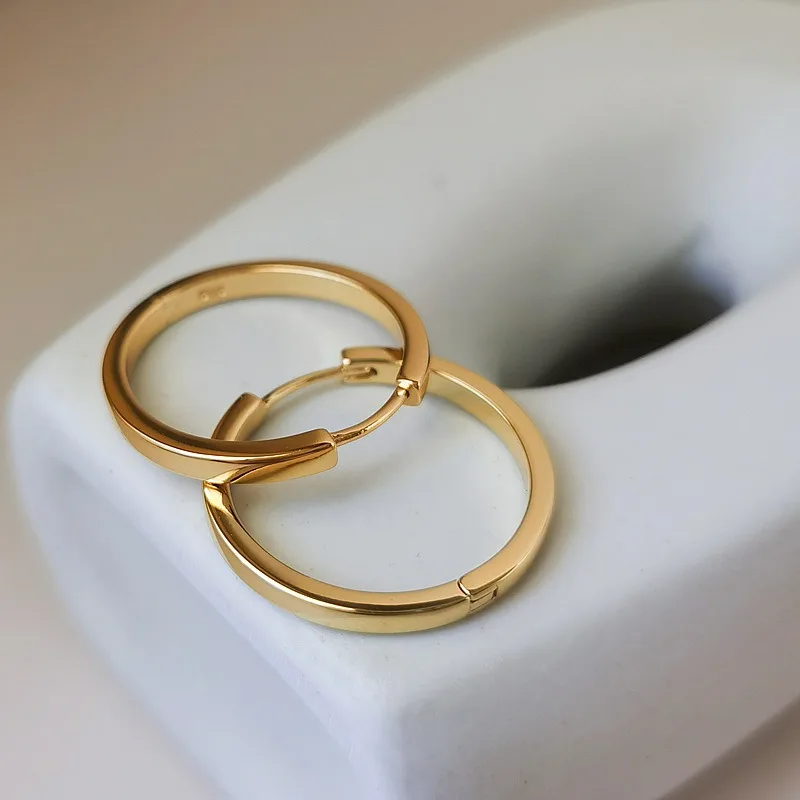 New Fashion Classics Simple Big Round Hoop Earrings for