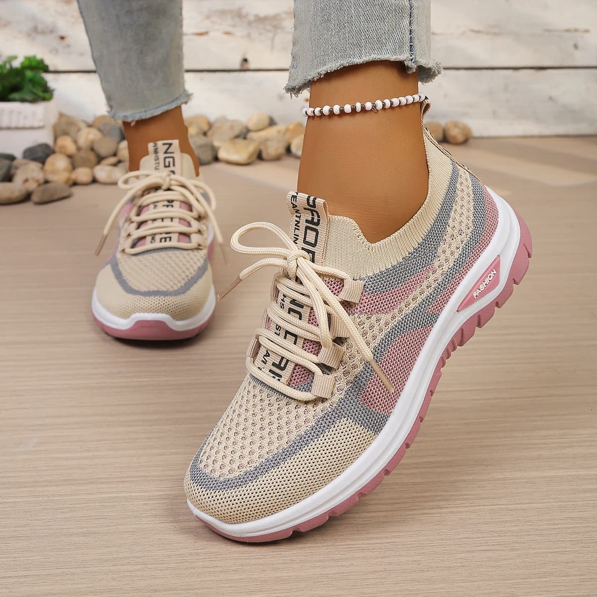 Women' shoes sneaker style two-color single shoes,