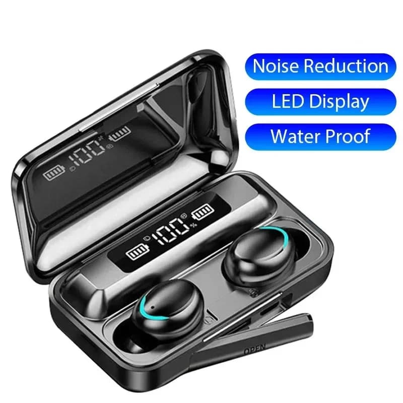 F9 Wireless Earphones LED Dislpaly Binaural TWS Wireless