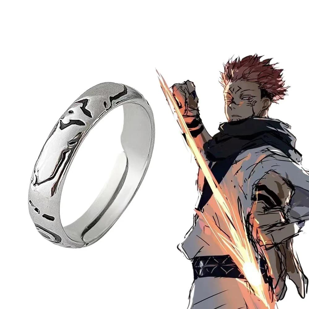 Anime Jujutsu Kaisen Ryomen Sukuna Itadori Yuji Ring