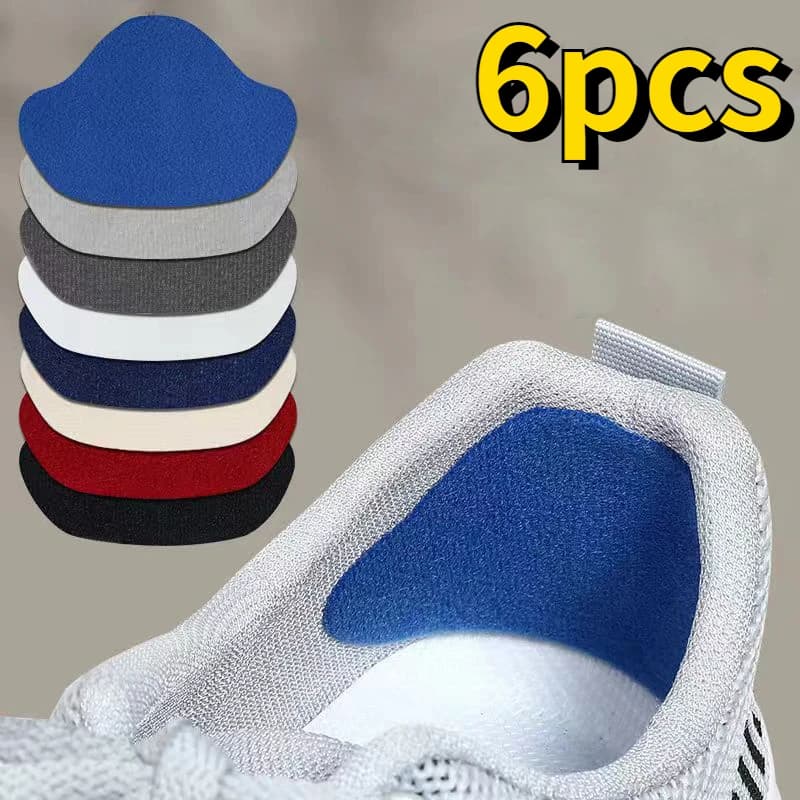 6pcs Sports Shoes Repair Stickers Suede Heel Protector