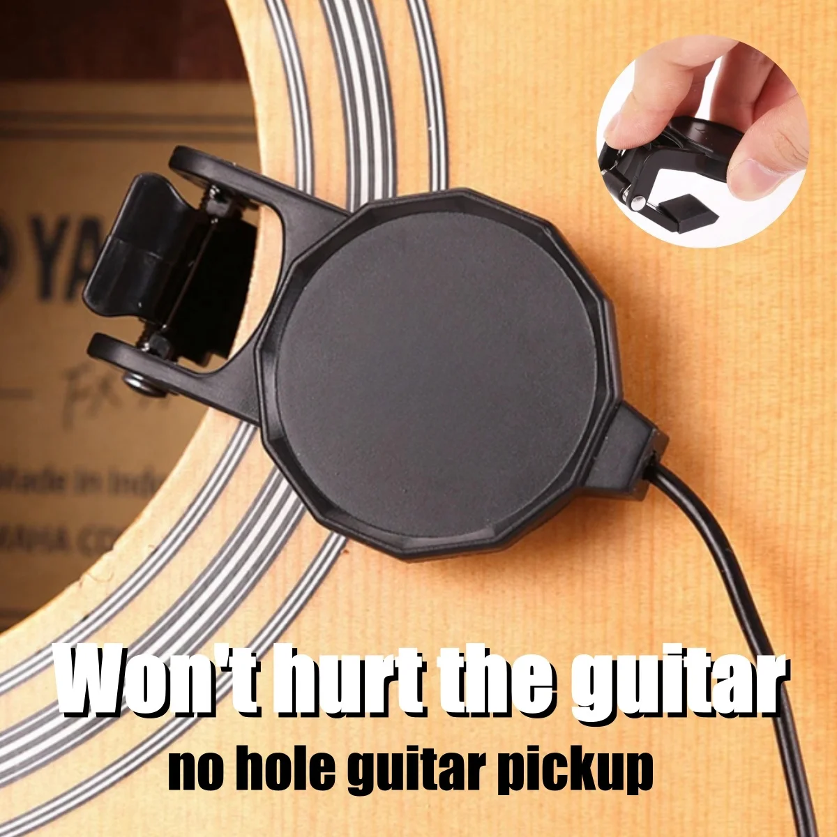 Audio Jack Clip On Pickup for Acoustic