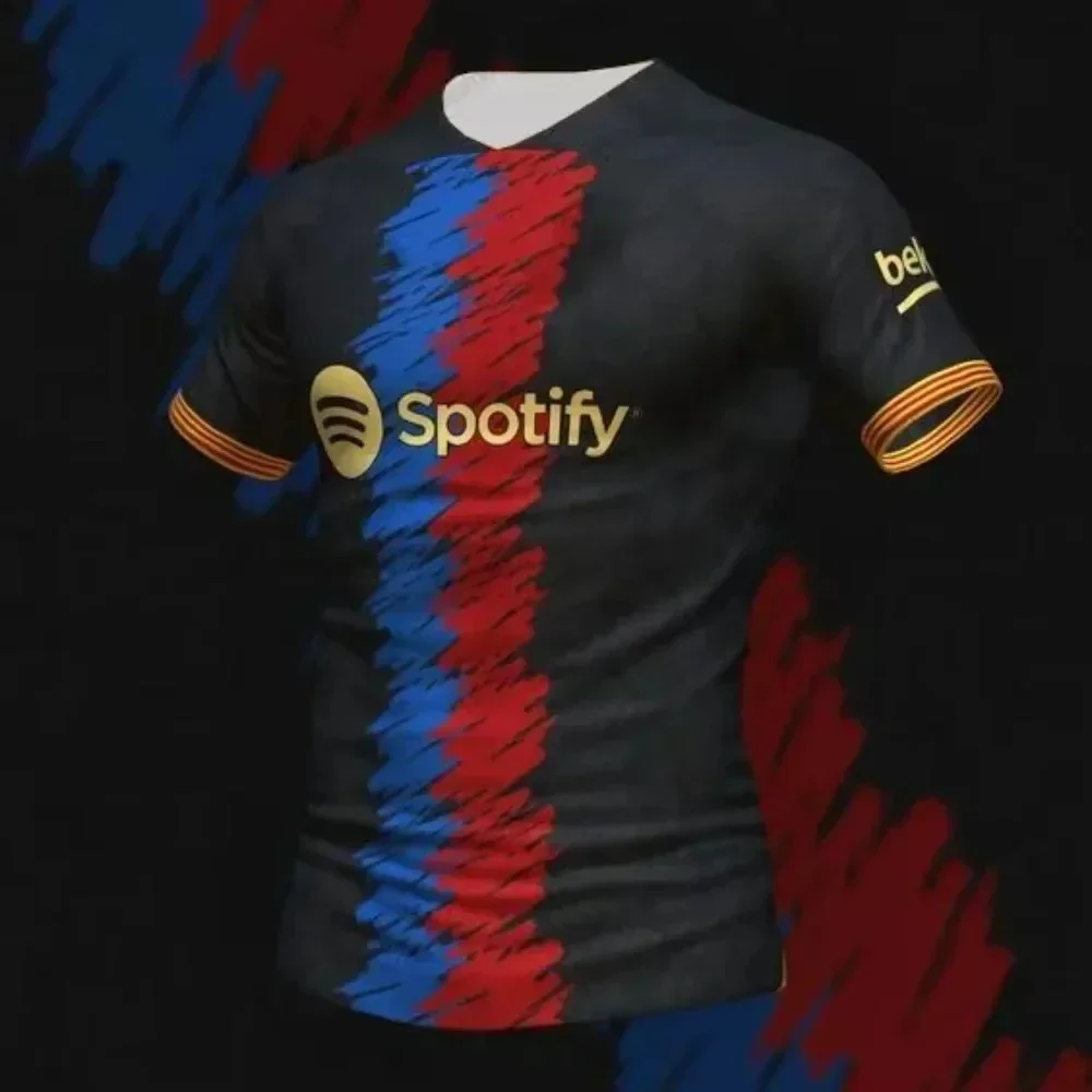 Barcelona Football Jersey Men Women' Comfortable