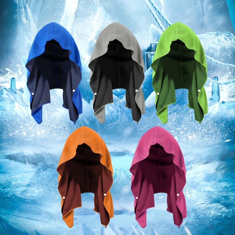 Cooling Hoodie Towel- Hood Towel, Evaporative Cool