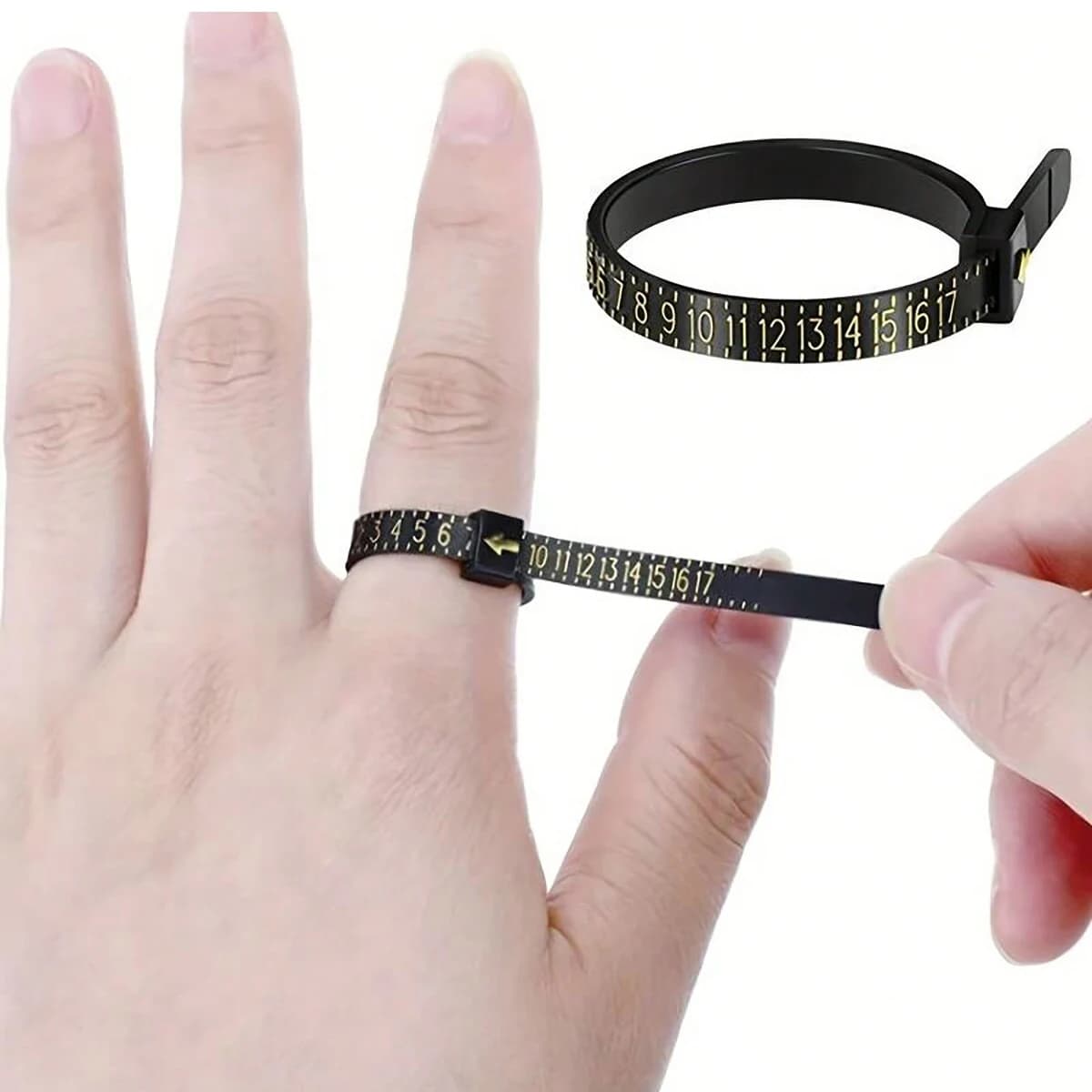 1pc Ring Size Measuring Instrument Ring Size Measuring