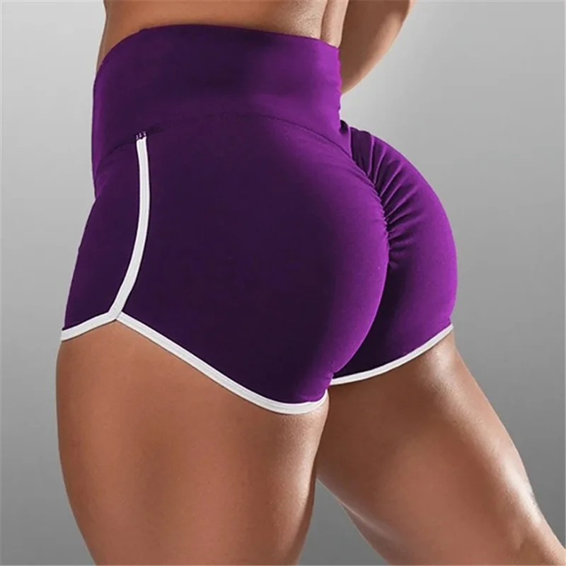 Women Summer Shorts for Sports Fitness Gym Skinny Slim Shorts Causal Yoga Shorts Low Waist Stretchy 