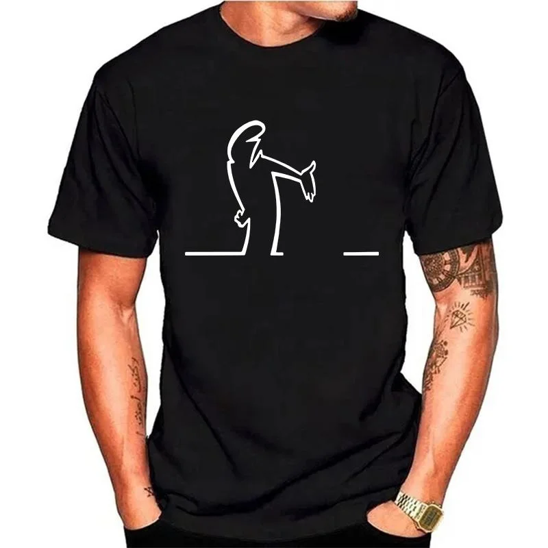 T Shirts Balum La Linea Funny Graphic Tshirt Cotton