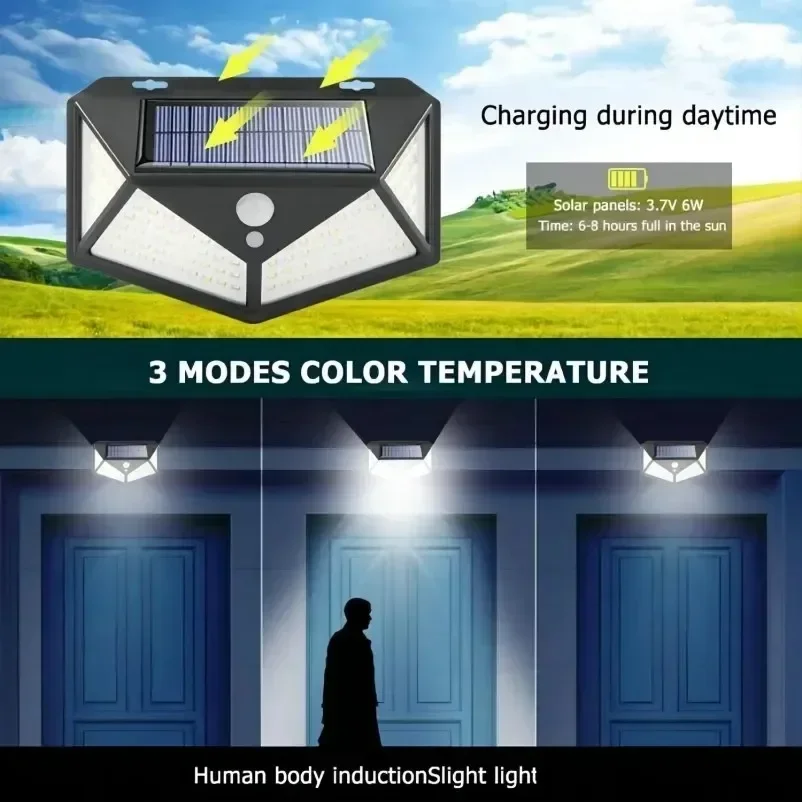 Multifunctional Solar Lamp Outdoor Garden Decoration LED Light Waterproof...