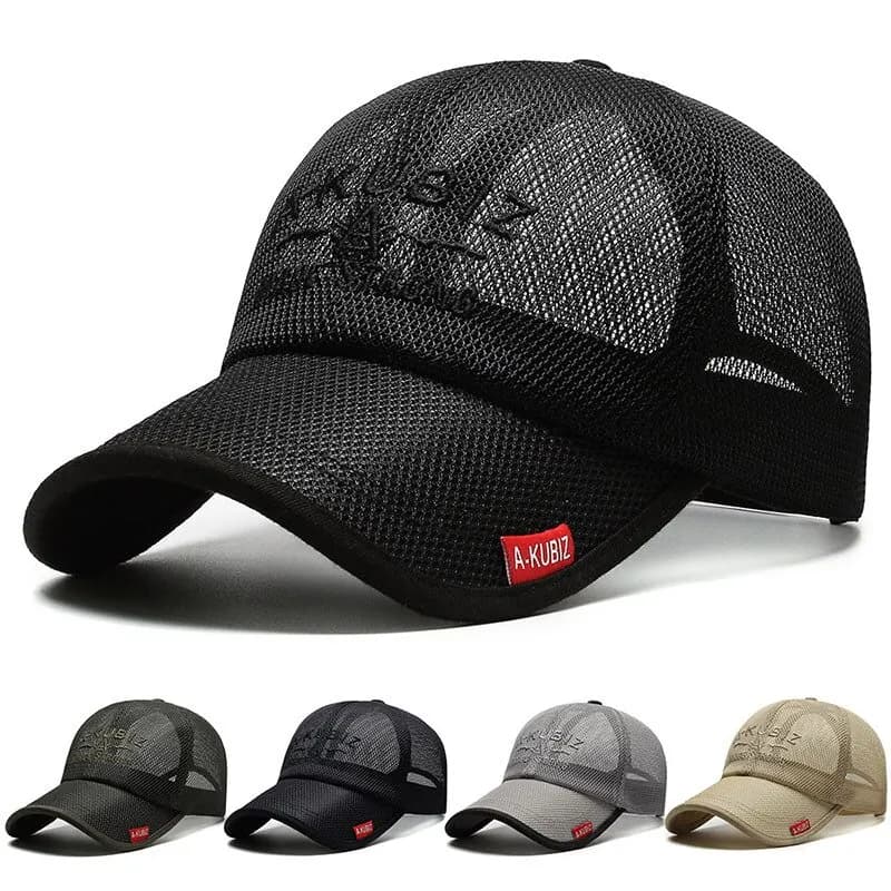 Hats And Women Mesh Baseball Caps Embroidered Visor Hat