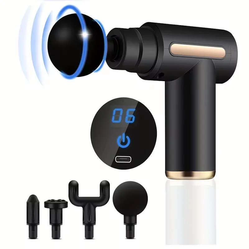 Portable Fascial Massage Gun Electric Percussion Pistol