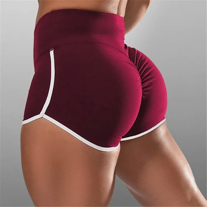 Women Summer Shorts for Sports Fitness Gym Skinny Slim Shorts Causal Yoga Shorts Low Waist Stretchy 