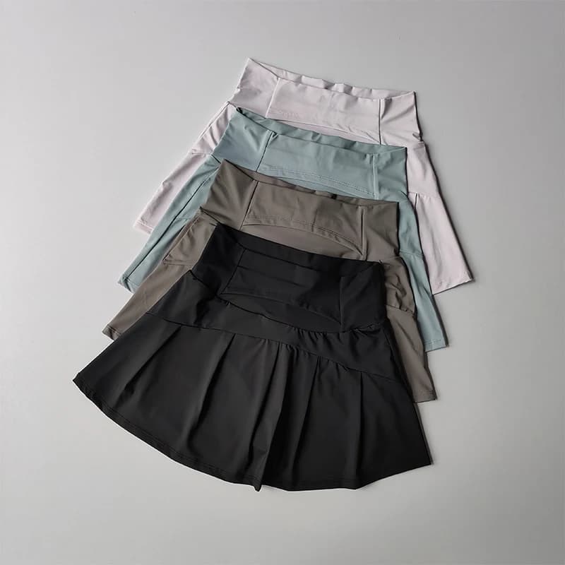 Women's High Waist Sports Short Skirt Quick Dry Fitness