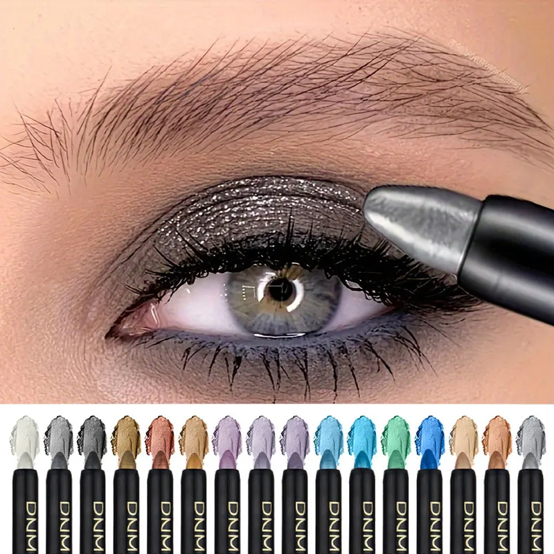 16 Colors Pearlescent Eyeliner, Color Glitter Waterproof