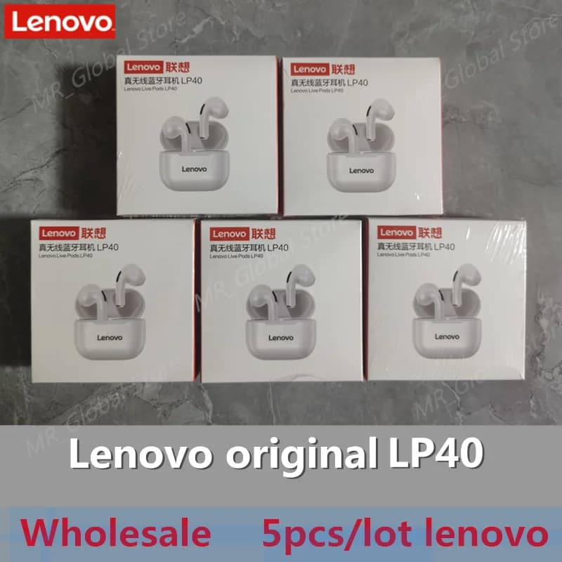 Lenovo LP40PRO LP40 5pcs Wireless Earphone Bluetooth 5.0