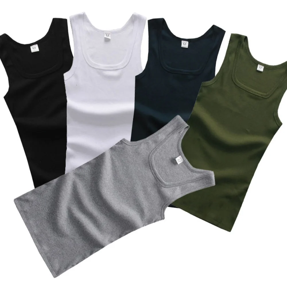 HOT Plus Size Male Clothes Tank Tops 100% Pure Cotton