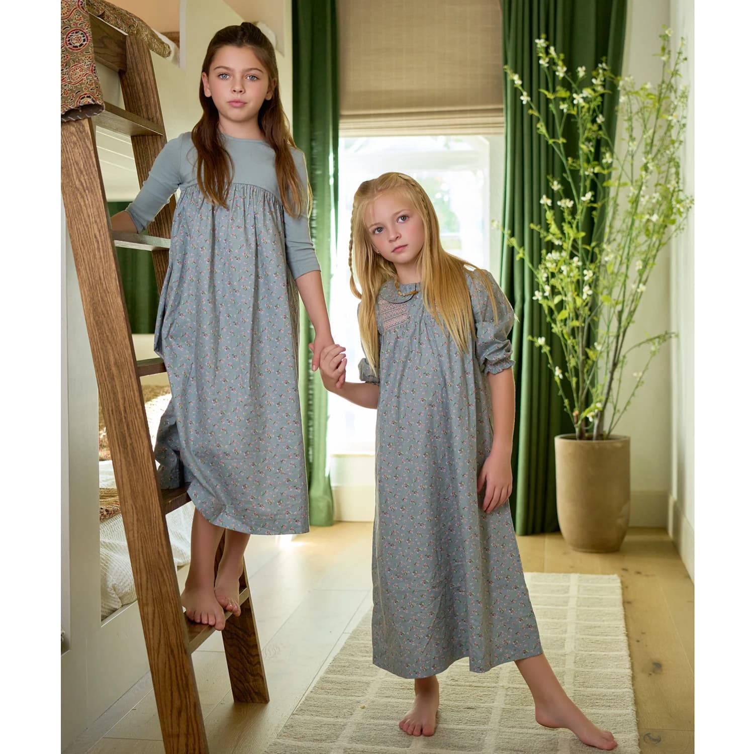 AS SS26 Robe Collection Floral Printing Girls Robe