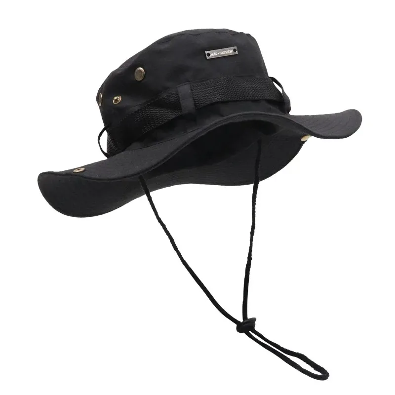 Bucket Hat Fisherman Cap Fishing Outdoor Sunshade Big Brim