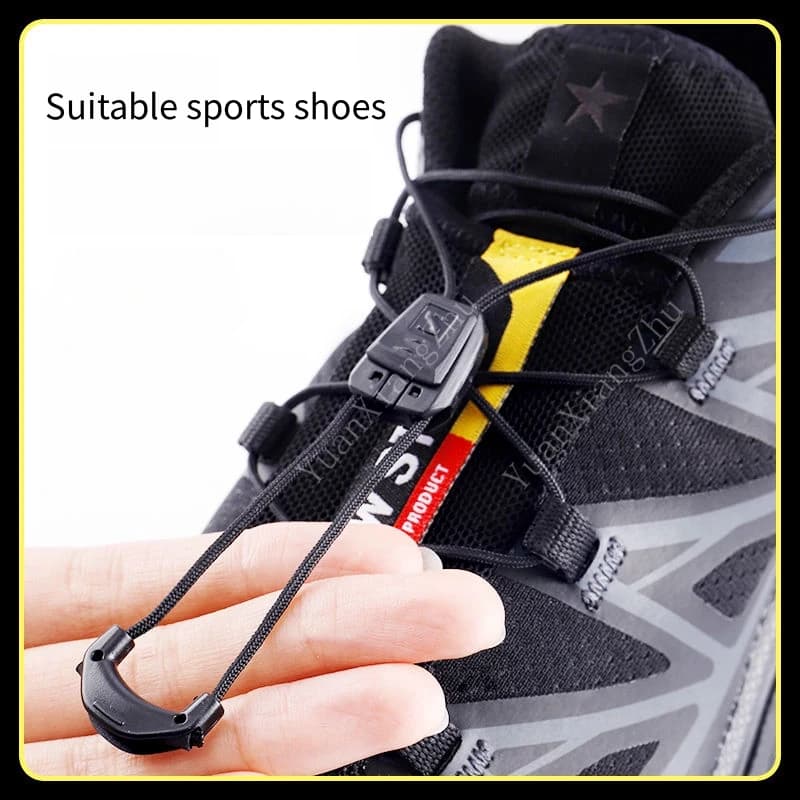 New No tie Shoe laces Round Tennis Laces Without ties