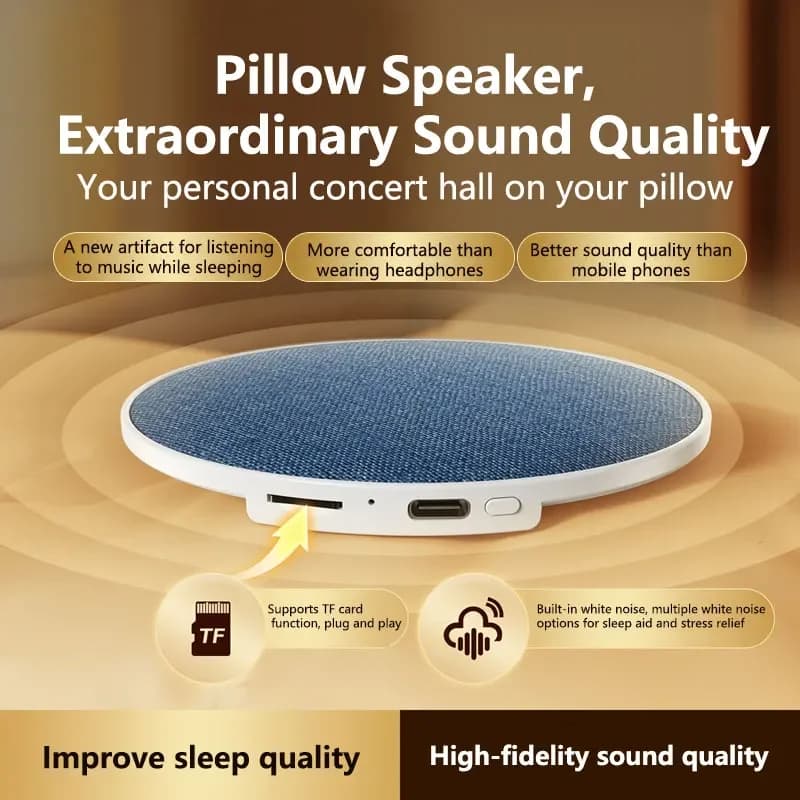 Pillow Side Sleep Aid Speaker Ultrasonic Sleep Aid High