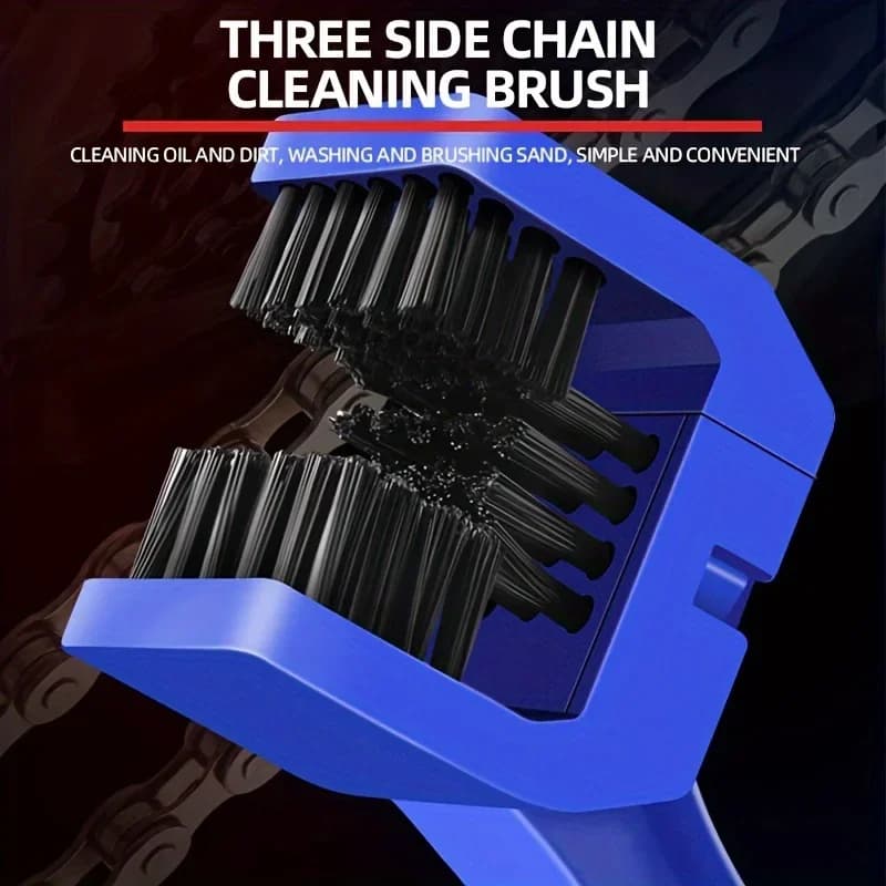 Portable Chain Cleaner Motorcycle Road Bike Chain Clean