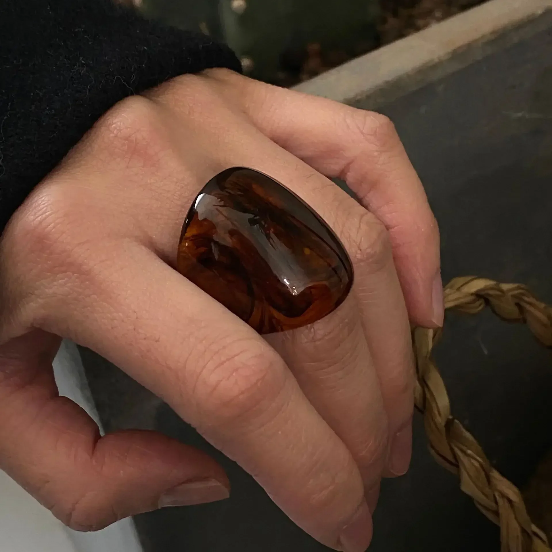 New Vintage Trendy Large Finger Rings for Women