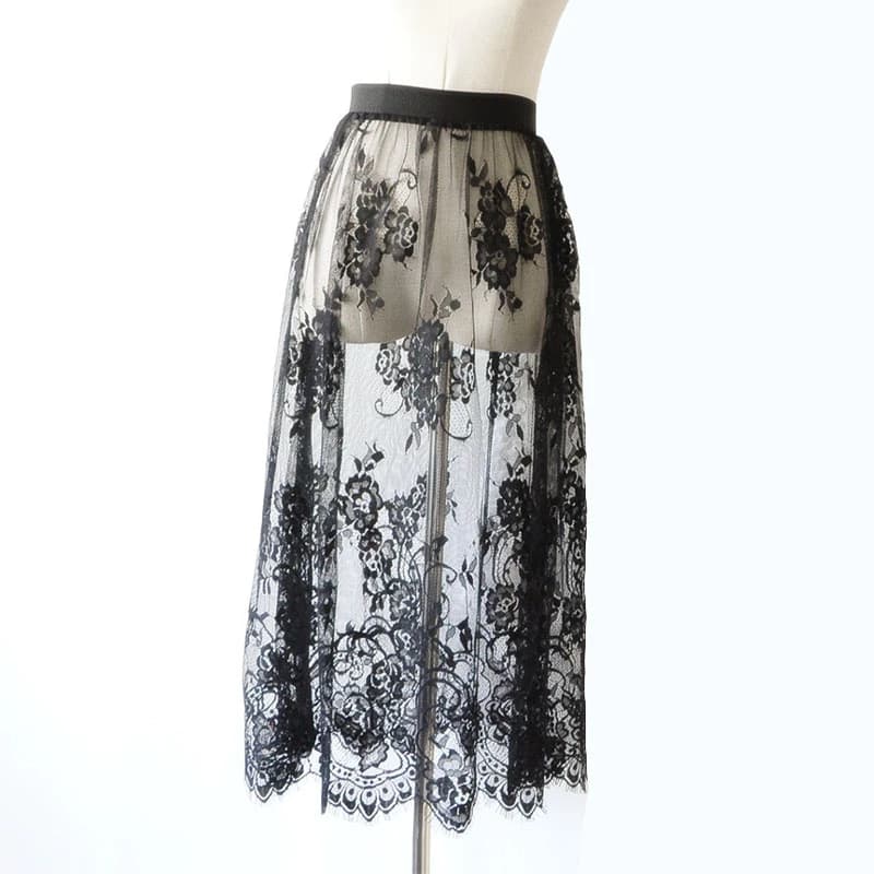 New Fashion Summer Slips Women Casual Lace Transparent