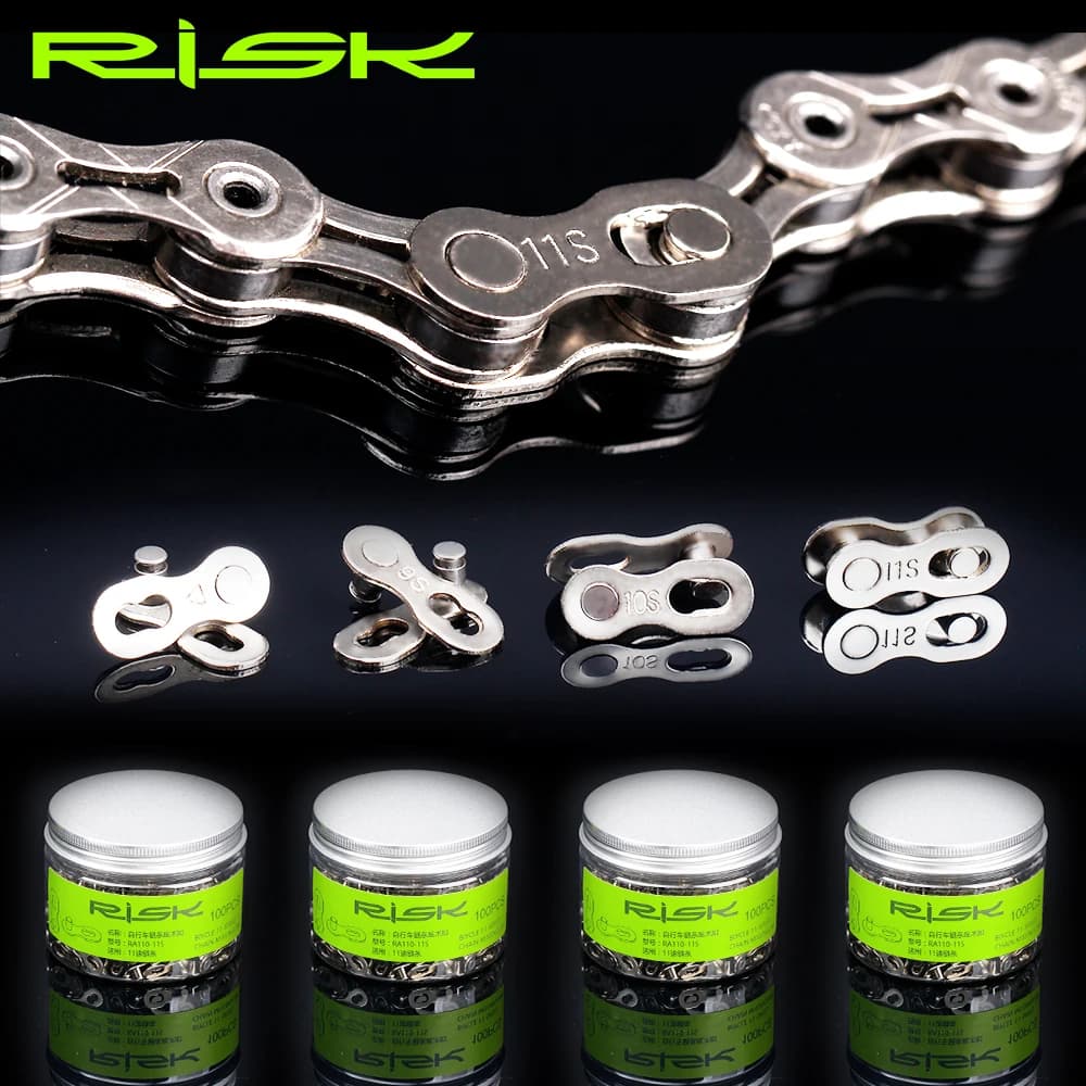 5Pairs Bike Chain Quick Link Connector Lock Set MTB Road