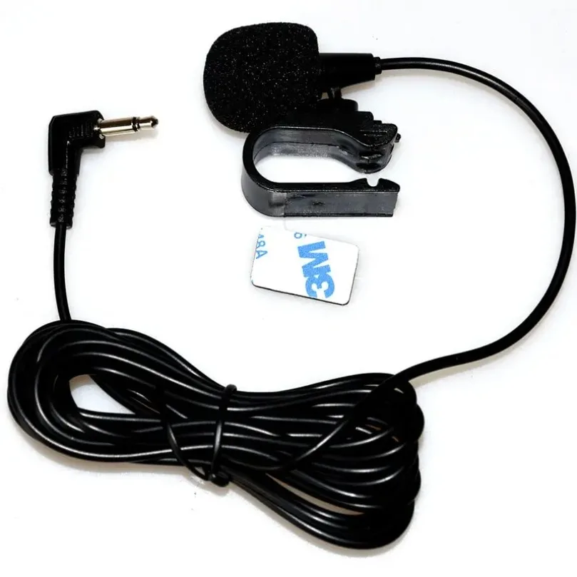 Car Audio Microphone 3.5mm Clip Jack Plug Mic Stereo Mini