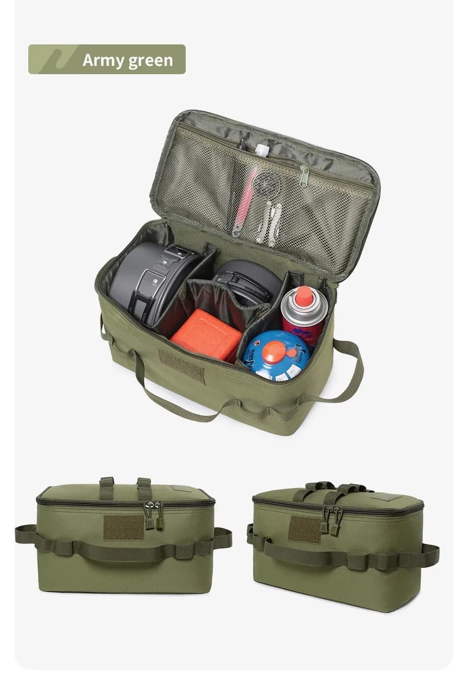 Outdoor Camping Gas Tank Storage Bag Large Capacity Ground